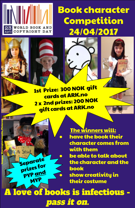 World Book Day Poster - character competition